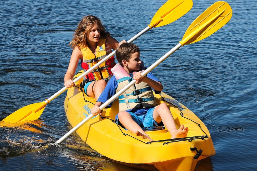 Enjoying kayaking and more Port Aransas tours